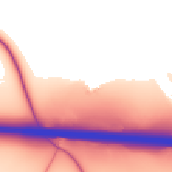 Daytime road noise heatmap for CV7 9JL