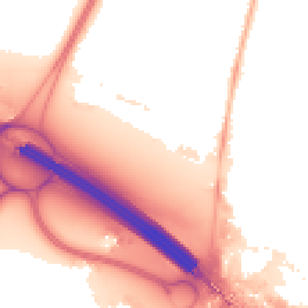 Night-time road noise heatmap for CV7 9JX
