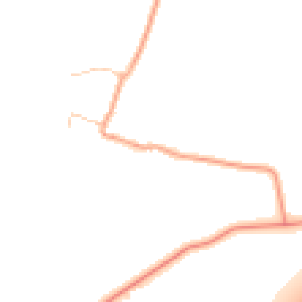 Daytime road noise heatmap for CV7 9LD