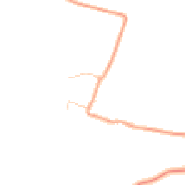 Daytime road noise heatmap for CV7 9LE