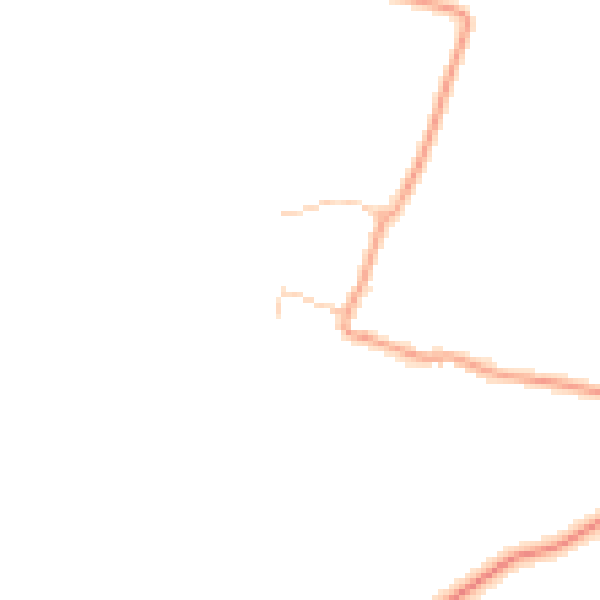 Daytime road noise heatmap for CV7 9LF