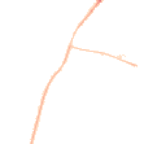 Night-time road noise heatmap for CV7 9NJ