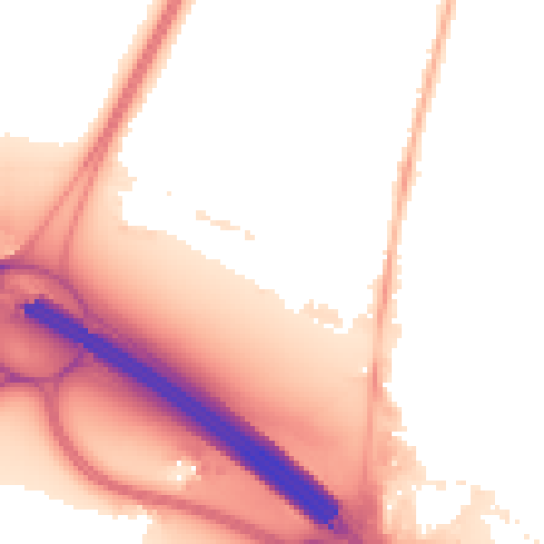 Night-time road noise heatmap for CV7 9NL