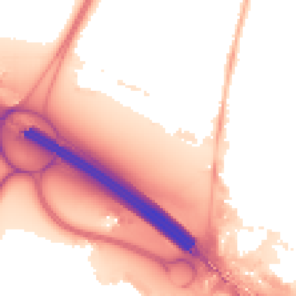 Night-time road noise heatmap for CV7 9NN