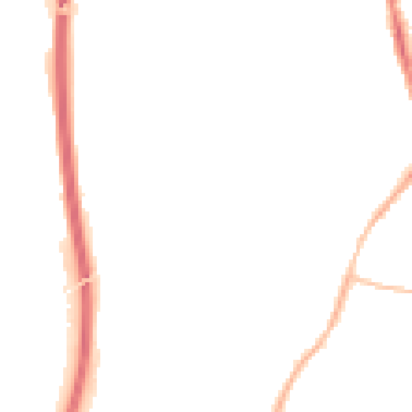 Night-time road noise heatmap for CV7 9PE