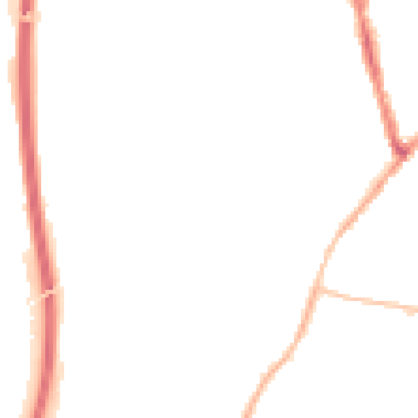 Night-time road noise heatmap for CV7 9PF