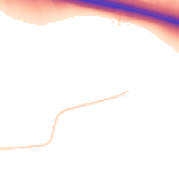 Night-time road noise heatmap for CV7 9QX