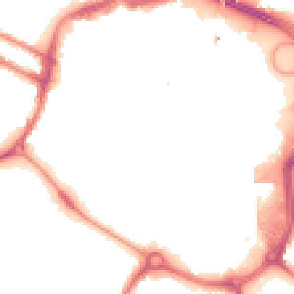 Night-time road noise heatmap for DE1 1FB