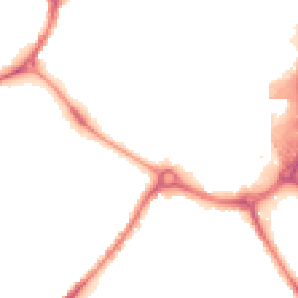 Night-time road noise heatmap for DE1 1PP