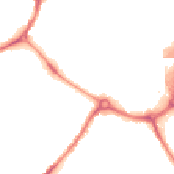 Night-time road noise heatmap for DE1 1PQ
