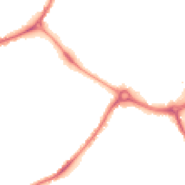 Night-time road noise heatmap for DE1 1PR