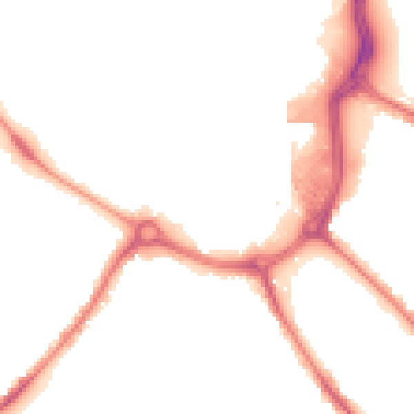 Night-time road noise heatmap for DE1 2JN