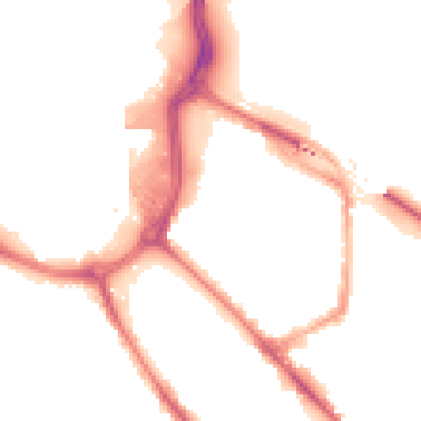 Night-time road noise heatmap for DE1 2LN