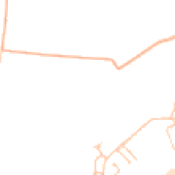 Daytime road noise heatmap for DE13 0AA