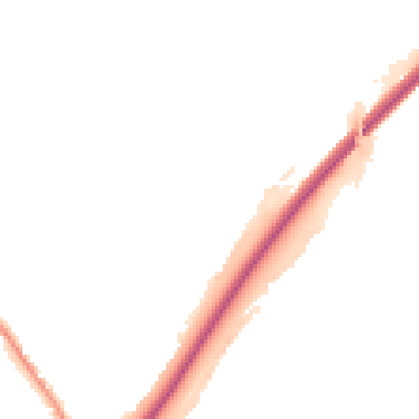 Night-time road noise heatmap for DE13 0WQ