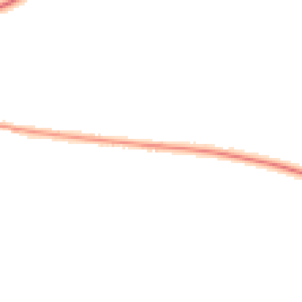 Night-time road noise heatmap for DE13 7HS