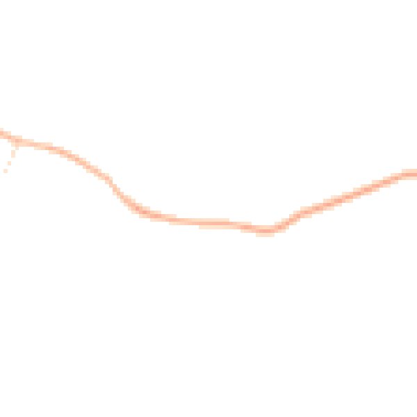 Night-time road noise heatmap for DE13 8AR
