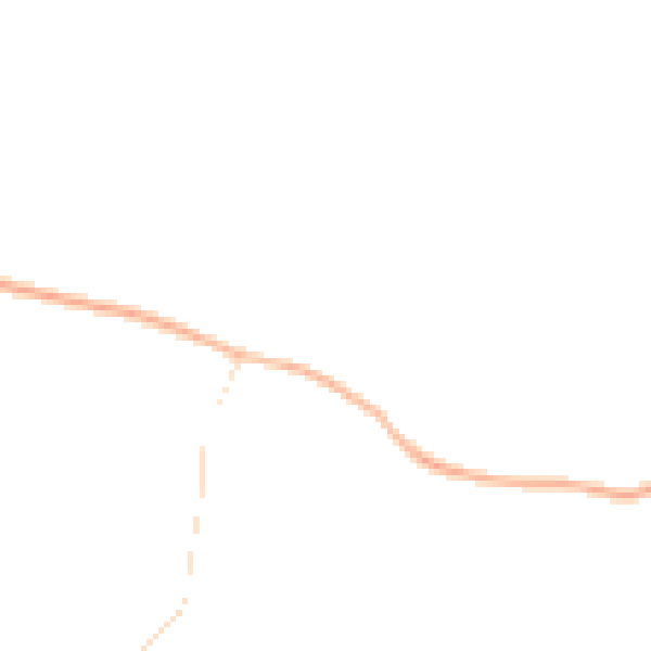 Night-time road noise heatmap for DE13 8AT