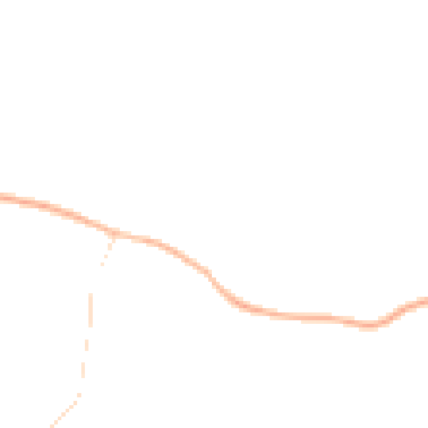 Night-time road noise heatmap for DE13 8AX