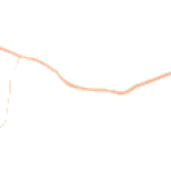 Night-time road noise heatmap for DE13 8DR