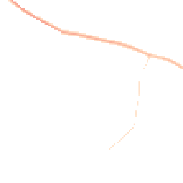 Night-time road noise heatmap for DE13 8DX