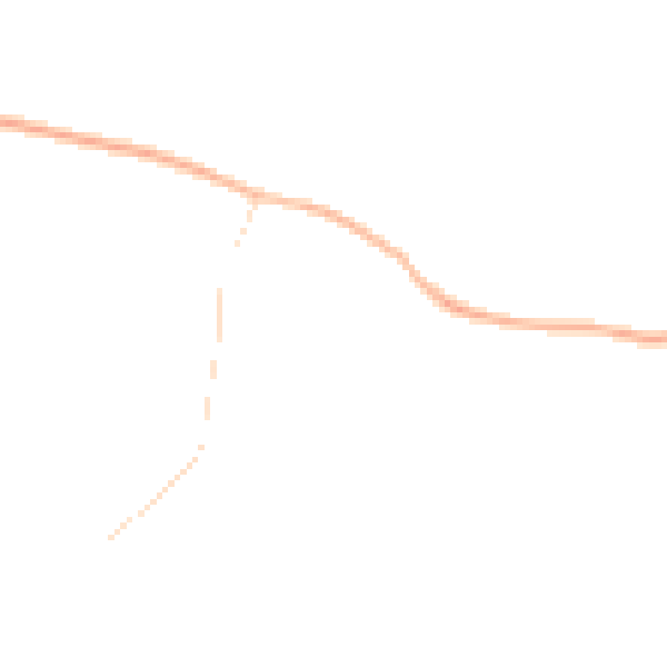 Night-time road noise heatmap for DE13 8HU