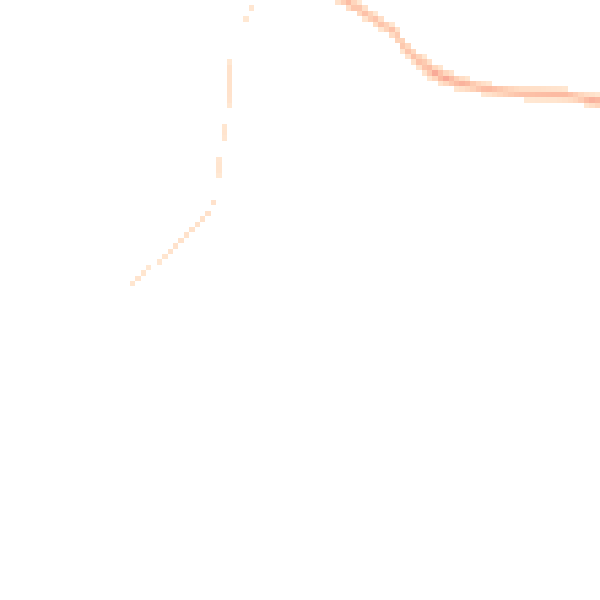 Night-time road noise heatmap for DE13 8LP