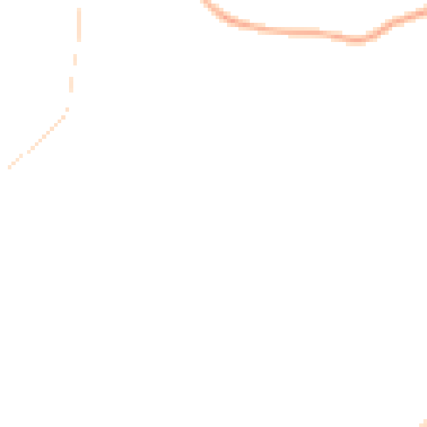 Night-time road noise heatmap for DE13 8LQ