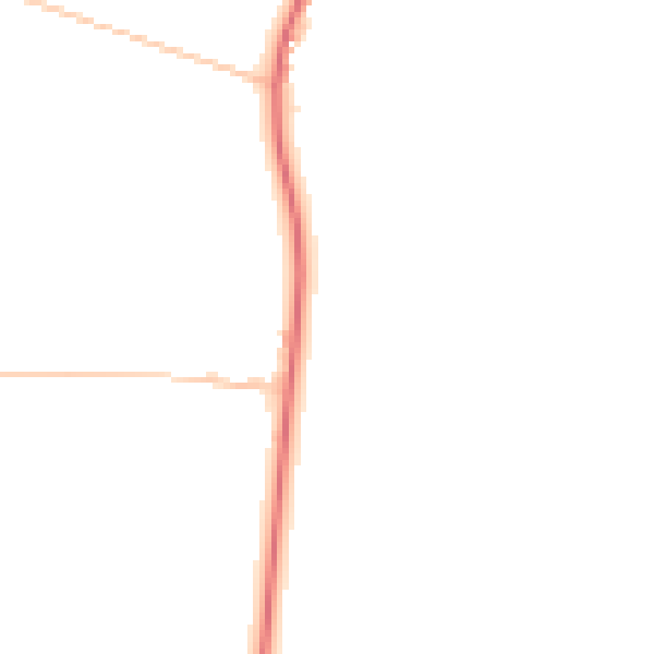 Daytime road noise heatmap for DE13 9RG