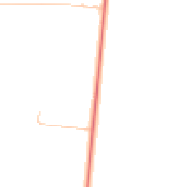 Daytime road noise heatmap for DE13 9RL