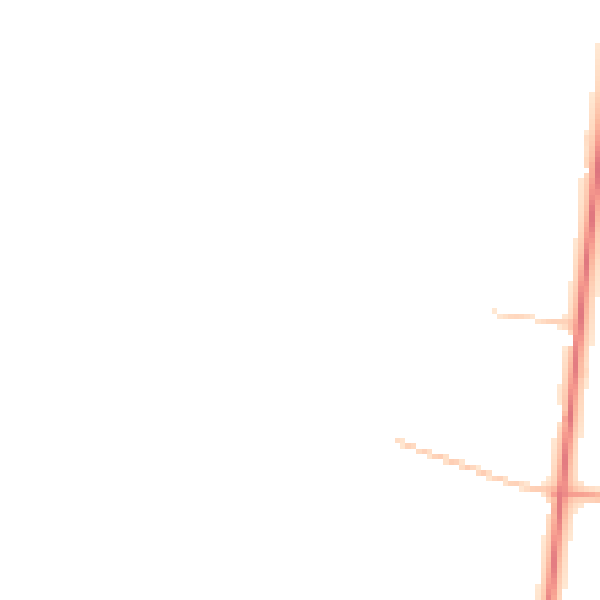 Daytime road noise heatmap for DE13 9RN