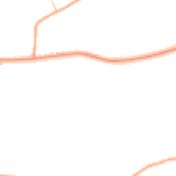Daytime road noise heatmap for DE13 9UH