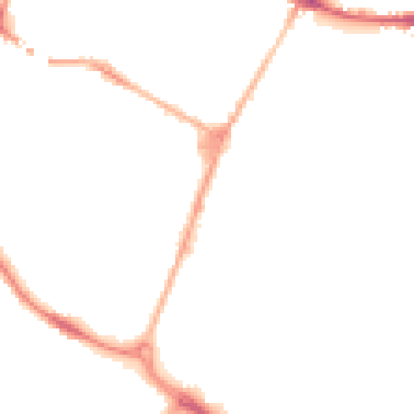 Night-time road noise heatmap for DE14 1AJ