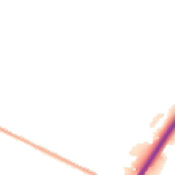 Night-time road noise heatmap for DE14 2FX
