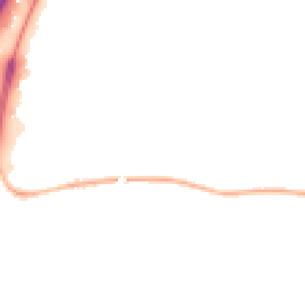 Night-time road noise heatmap for DE14 3BJ