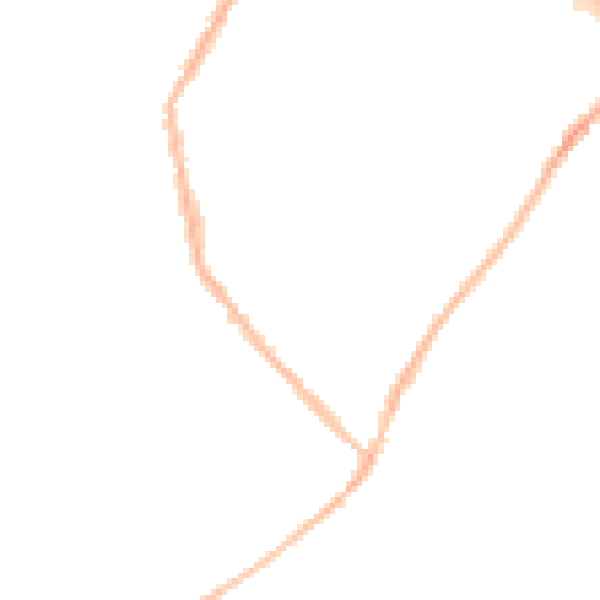 Night-time road noise heatmap for DE14 3LD