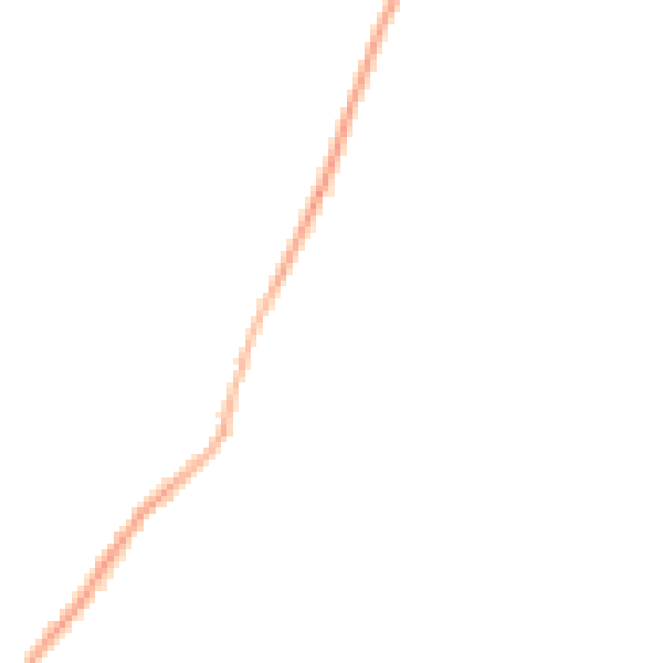 Night-time road noise heatmap for DE15 0AA