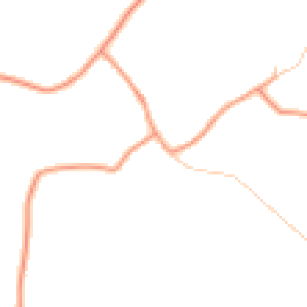 Daytime road noise heatmap for DE15 0QE