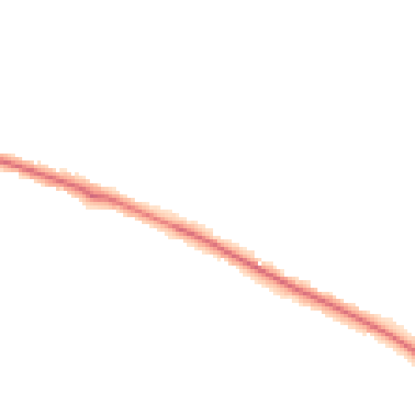 Night-time road noise heatmap for DE15 0QL