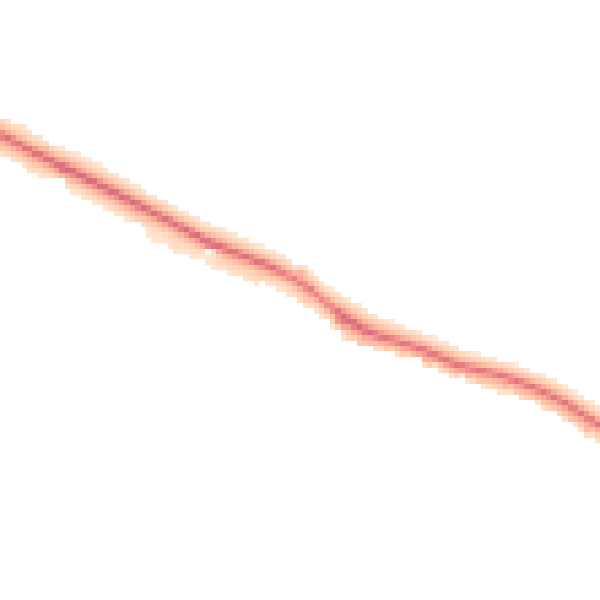 Night-time road noise heatmap for DE15 0QT
