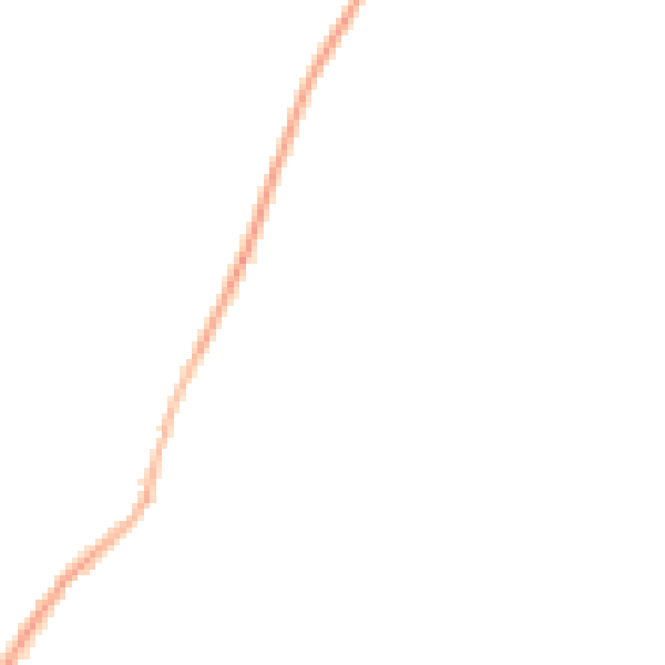 Night-time road noise heatmap for DE15 0UB