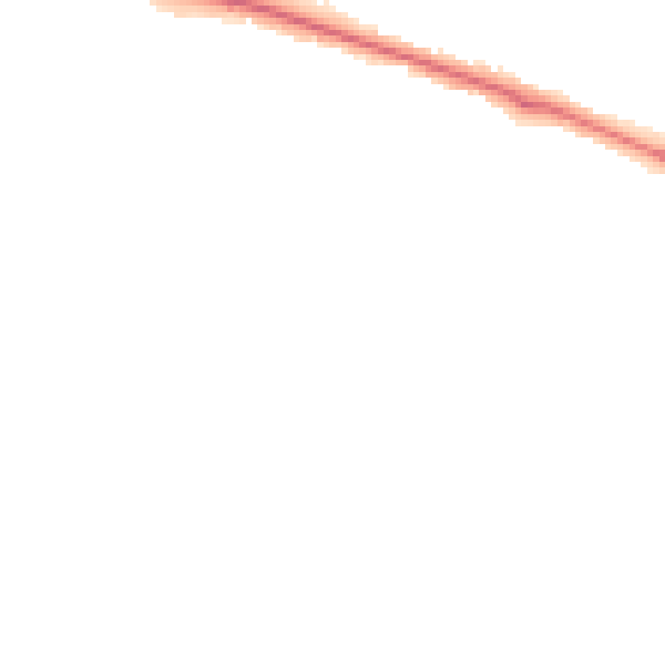 Night-time road noise heatmap for DE15 9AN