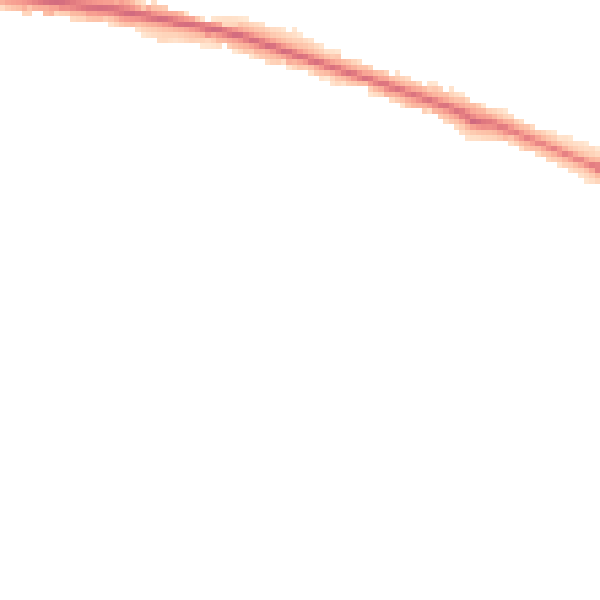 Night-time road noise heatmap for DE15 9AZ