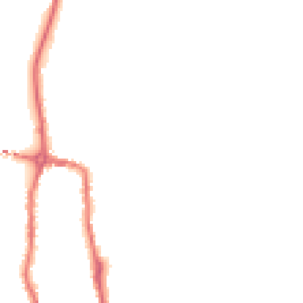 Night-time road noise heatmap for DE15 9DH