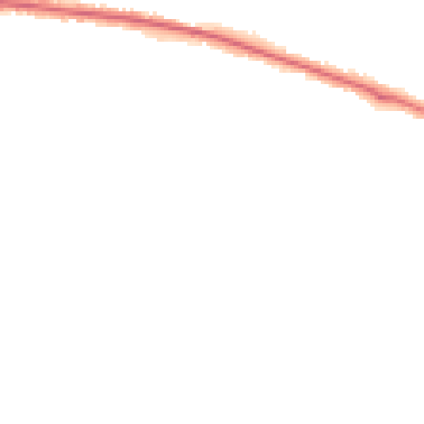 Night-time road noise heatmap for DE15 9EW