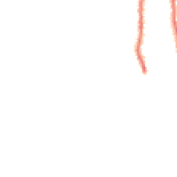Night-time road noise heatmap for DE15 9LJ