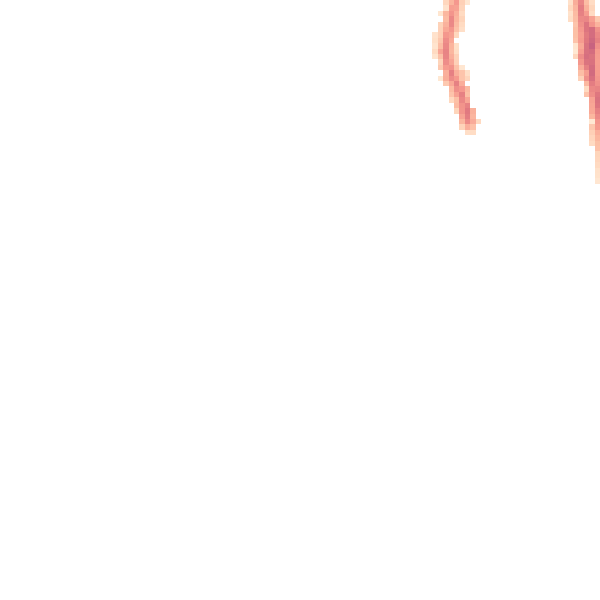 Night-time road noise heatmap for DE15 9LU