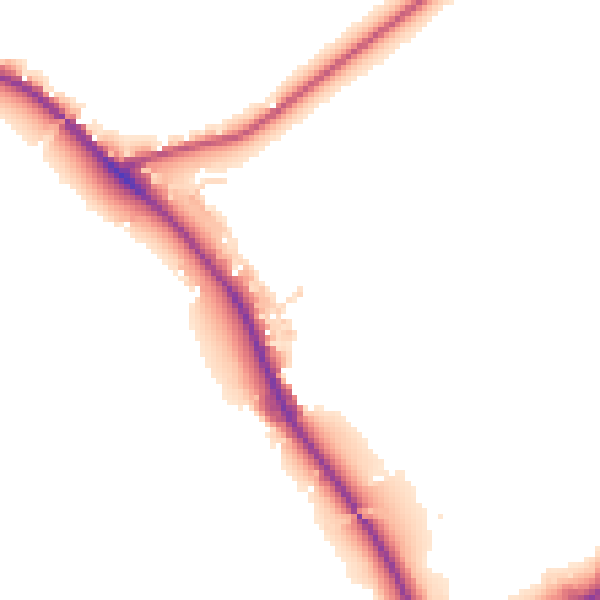 Daytime road noise heatmap for DE15 9QX