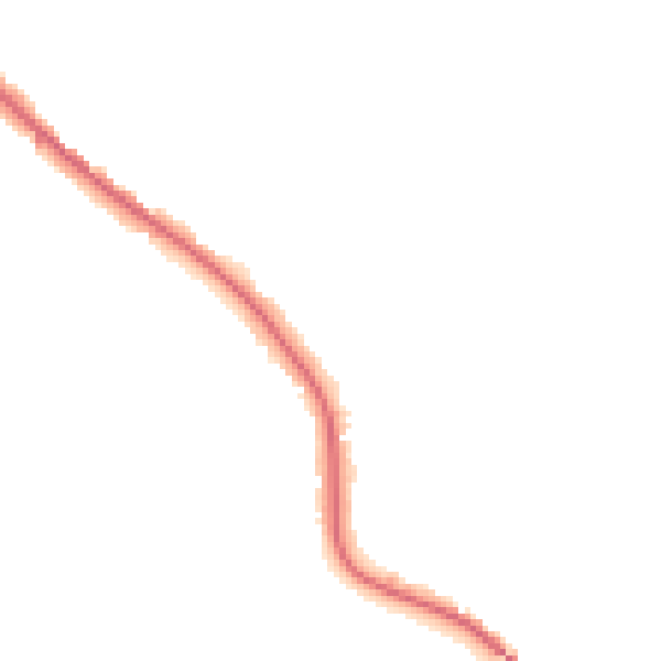 Night-time road noise heatmap for DE15 9ST