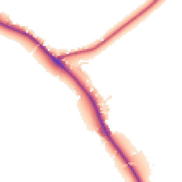 Daytime road noise heatmap for DE15 9TP